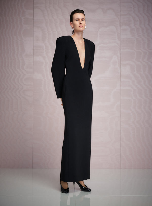 Solace London The Deacon Maxi Dress In Black