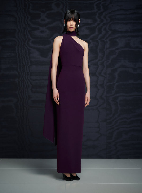 Solace London The Demi Maxi Dress In Plum