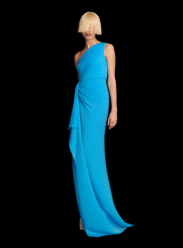 Solace London The Dyas Maxi Dress In Blue