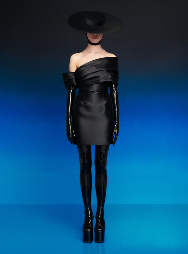 solace london The Edda Mini Dress in Black