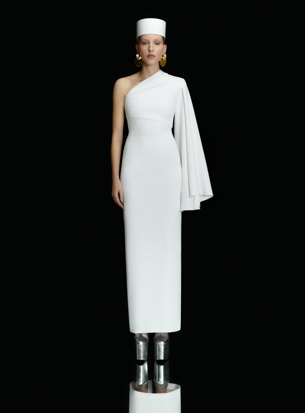 Solace London The Elisa Maxi Dress In Cream