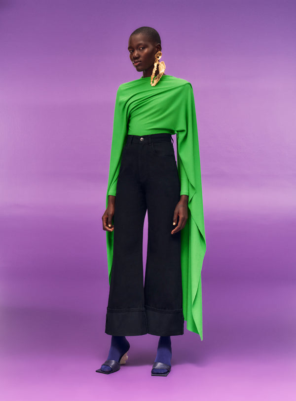 solace london The Elsen Jean in Black