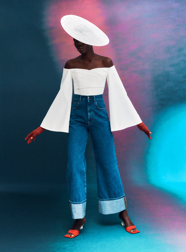 Solace London The Elsen Jean In Even Blue