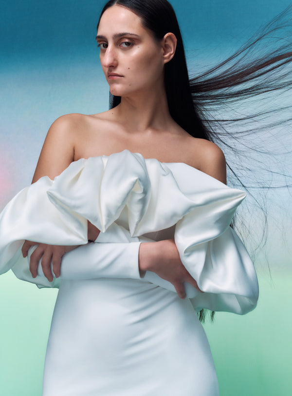 solace london The Elson Maxi Dress in Cream