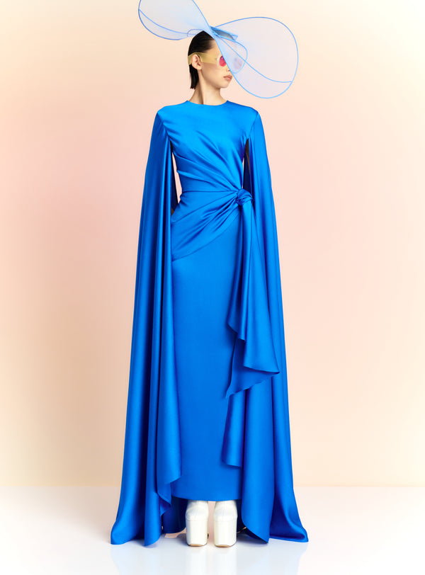 solace london The Elya Maxi Dress in Blue