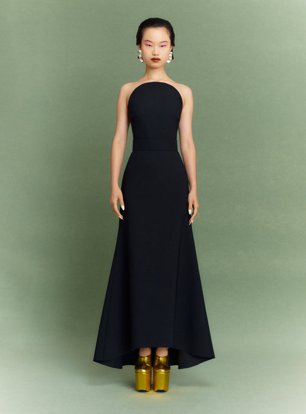 Solace London The Ember Maxi Dress In Black
