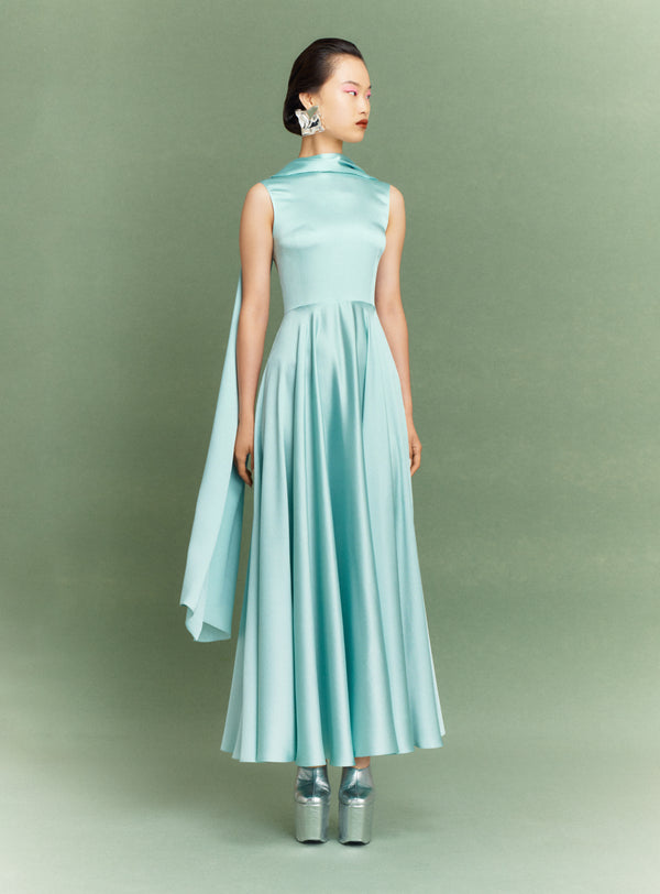 Solace London The Emelia Maxi Dress In Opal