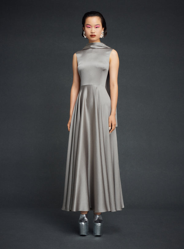 solace london The Emelia Maxi Dress in Pewter