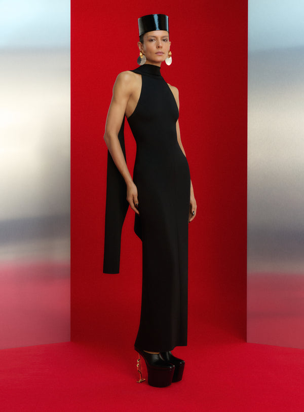 Solace London The Emerson Maxi Dress In Black