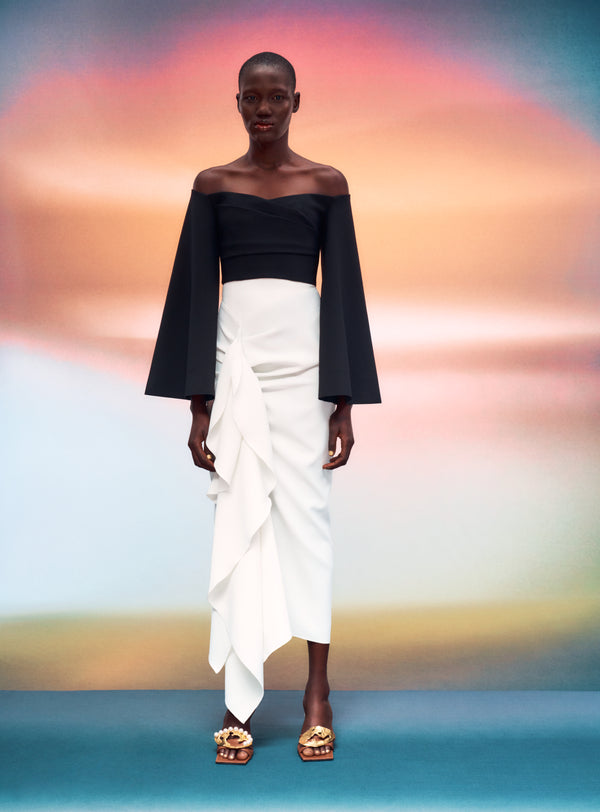 Solace London The Giana Skirt In Cream