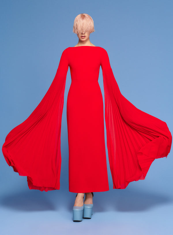 Solace London The Grace Maxi Dress In Red