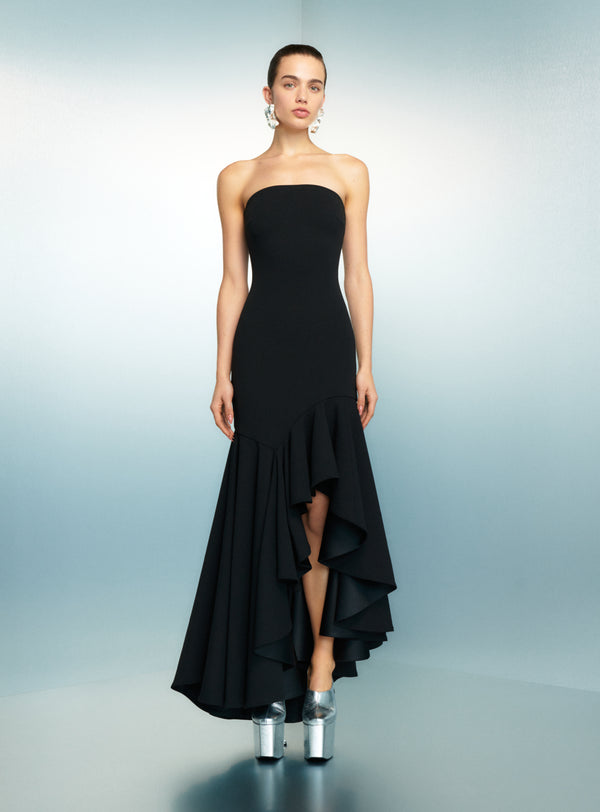 Solace London The Hani Maxi Dress In Black