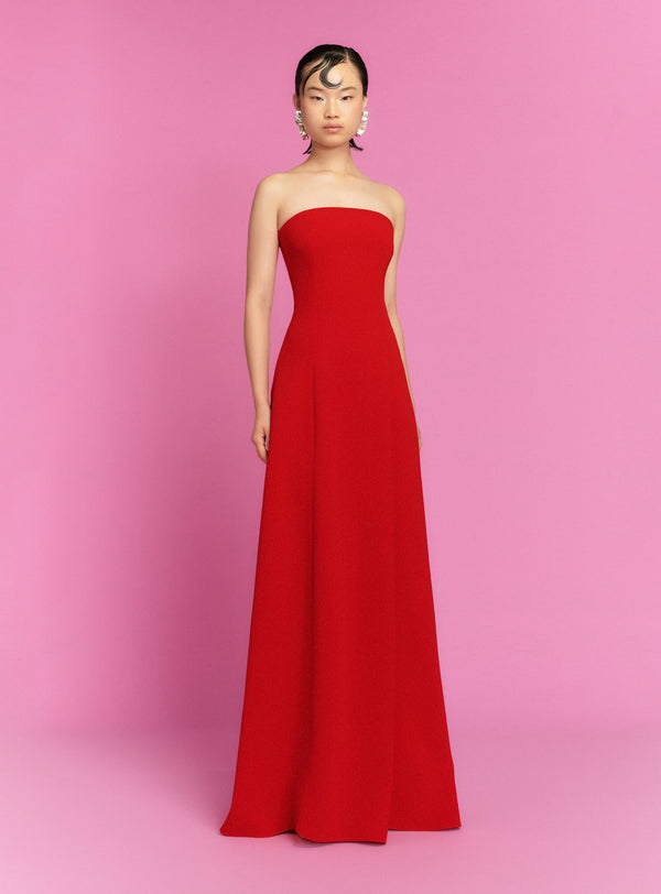 solace london The Helena Maxi Dress in Red