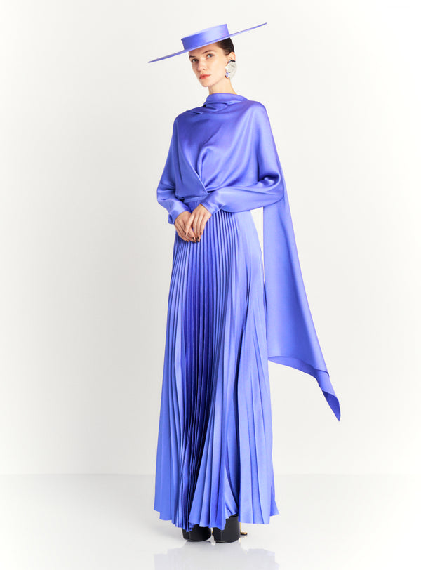 solace london The Henley Skirt in Periwinkle