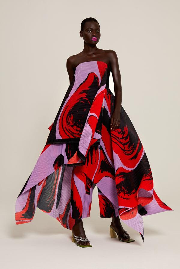 Solace London The Hester Dress In Newton Lilac