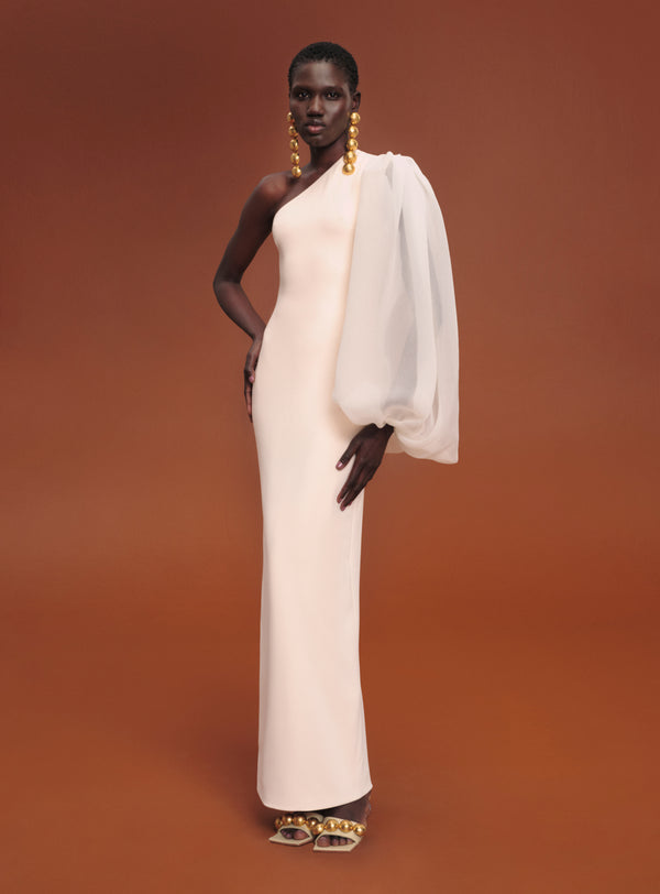 solace london The Hudson Maxi Dress in Ivory