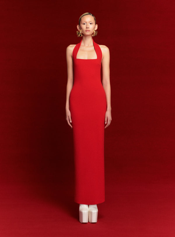 solace london The Ilona Maxi Dress in Red