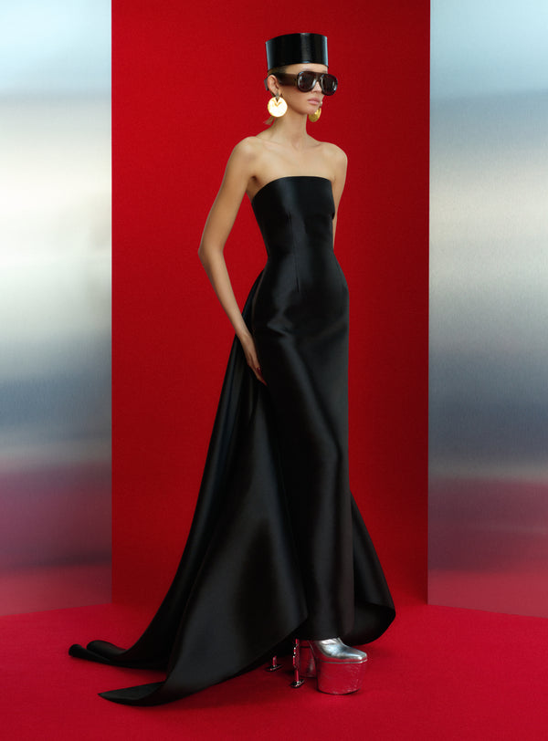 solace london The Imani Maxi Dress in Black