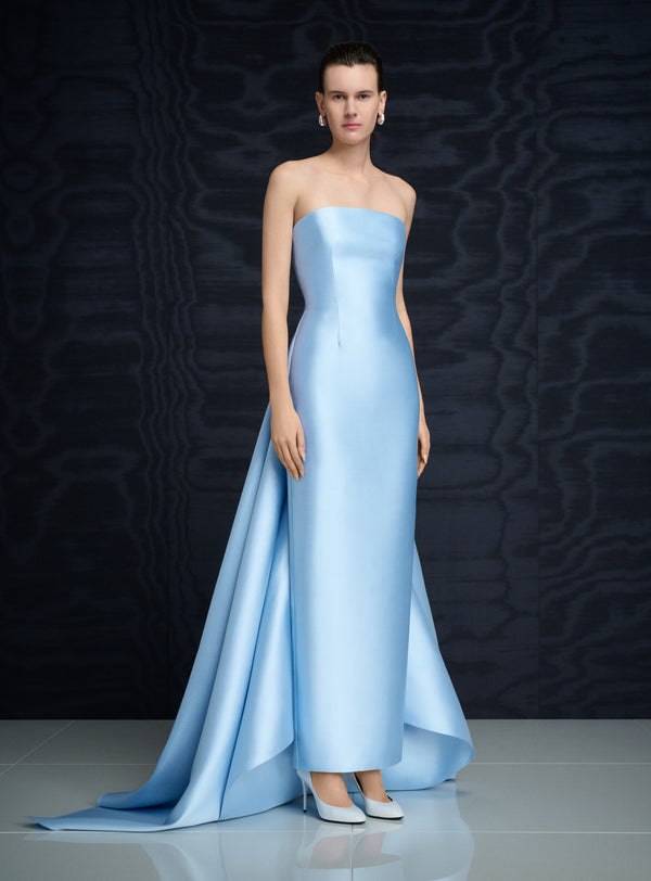 Solace London The Imani Maxi Dress In Ice Blue