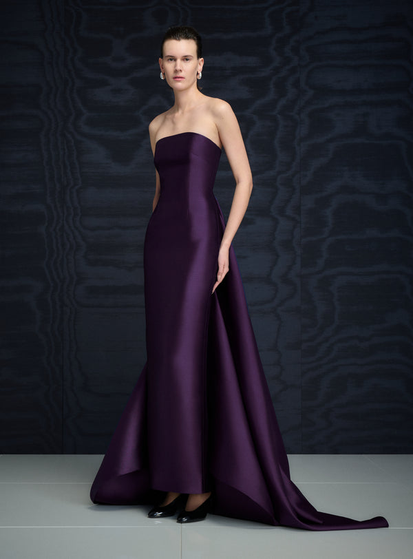 Solace London The Imani Maxi Dress In Plum