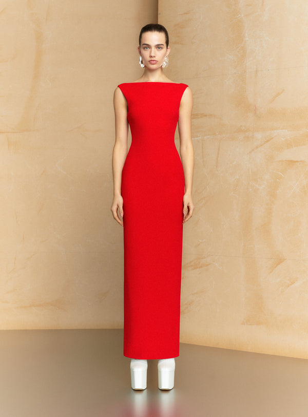 solace london The Imogen Maxi Dress in Red