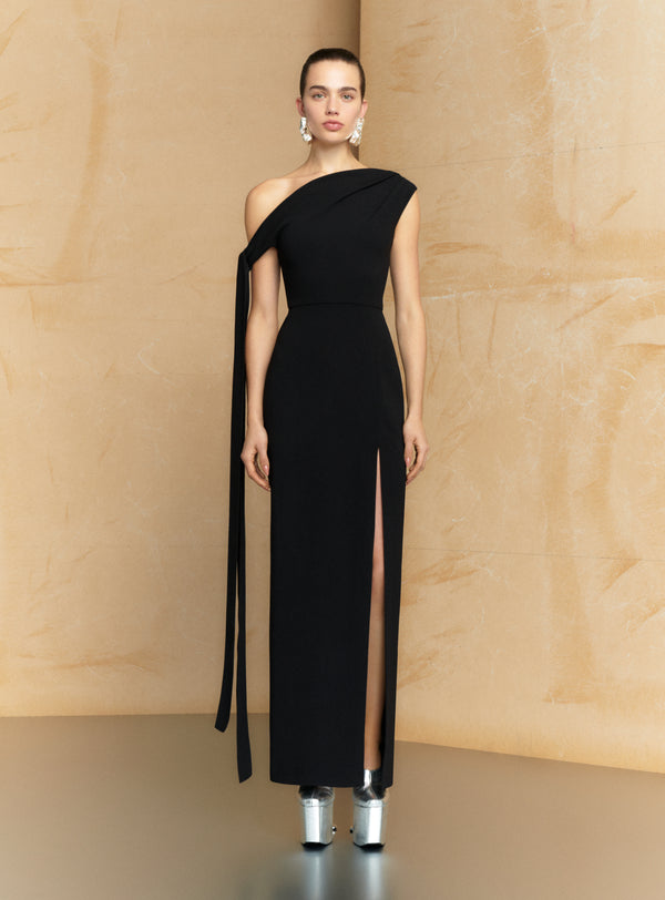 solace london The Irina Maxi Dress in Black