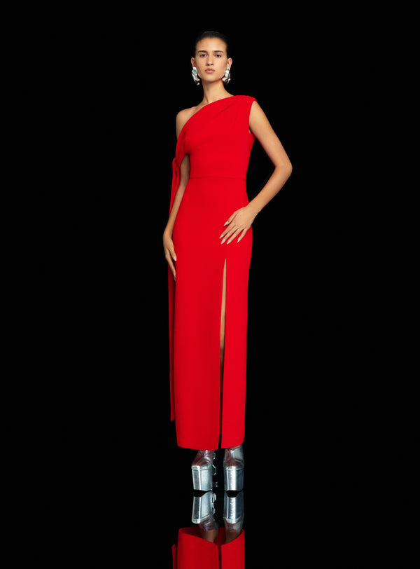 solace london The Irina Maxi Dress in Red