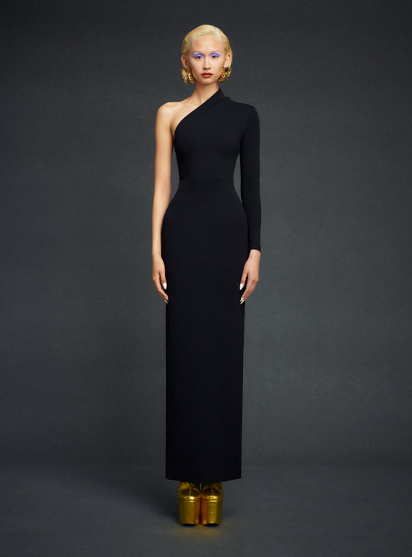 solace london The Joana Maxi Dress in Black