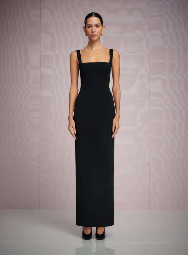 solace london The Joni Maxi Dress in Black