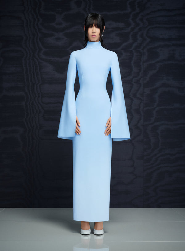 Solace London The Josefine Maxi Dress In Ice Blue