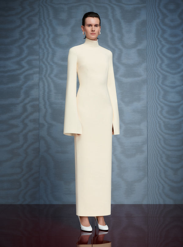 Solace London The Josefine Maxi Dress In Pearl