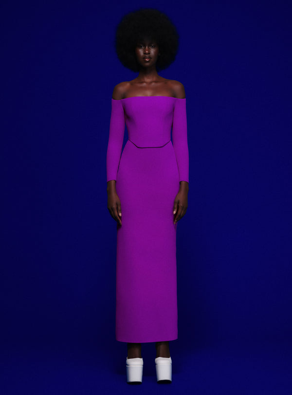 solace london The Kae Maxi Dress in Purple