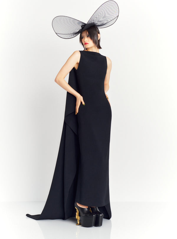Solace London The Kaila Maxi Dress In Black
