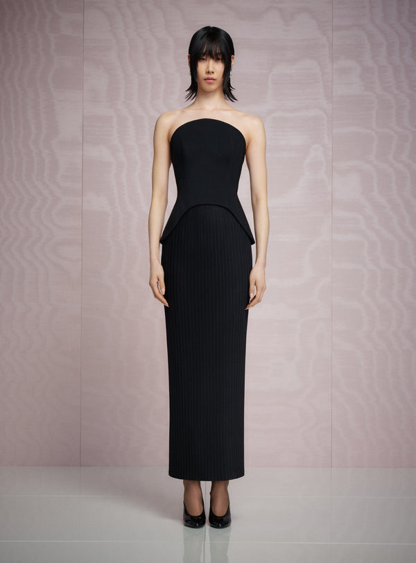 Solace London The Kesi Maxi Dress In Black