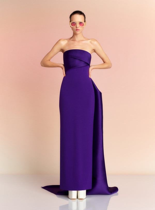 Solace London The Kinsley Maxi Dress In Amethyst