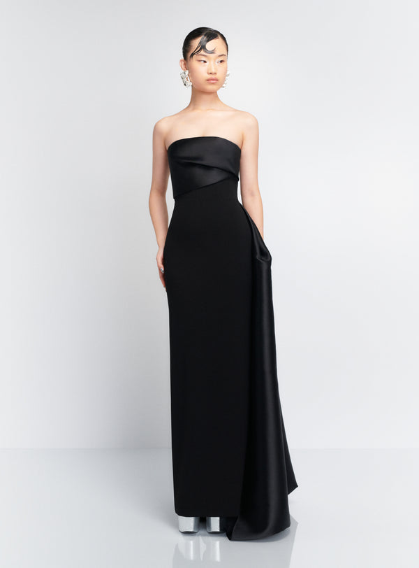 solace london The Kinsley Maxi Dress in Black