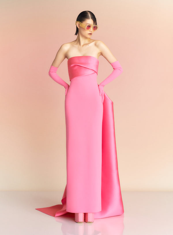 Solace London The Kinsley Maxi Dress In Rose Pink