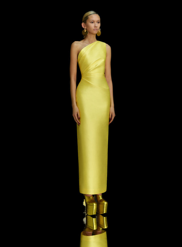 solace london The Kira Maxi Dress in Lemon