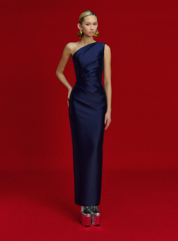 solace london The Kira Maxi Dress in Navy