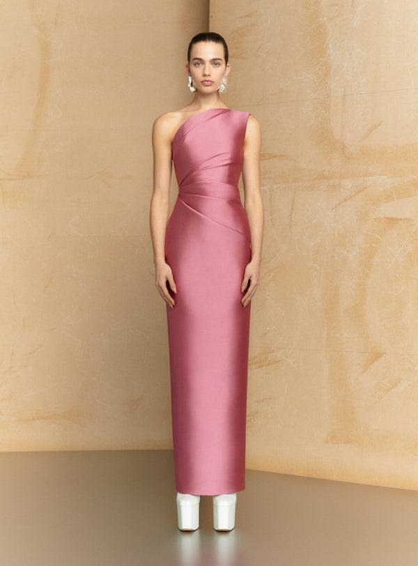solace london The Kira Maxi Dress in Peony Pink