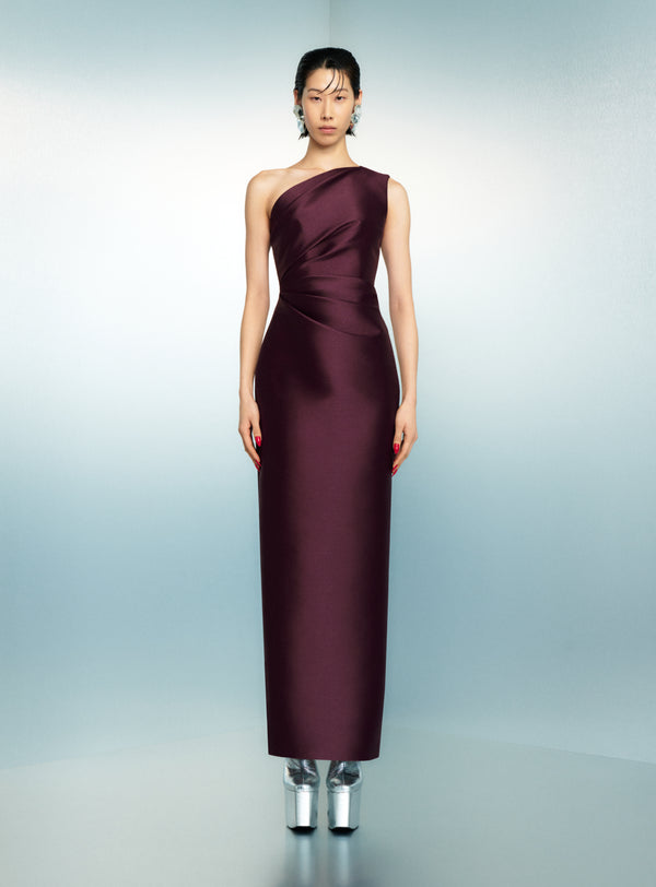 solace london The Kira Maxi Dress in Raisin