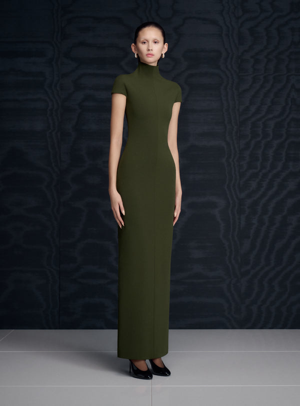 solace london The Lang Maxi Dress in Dark Olive
