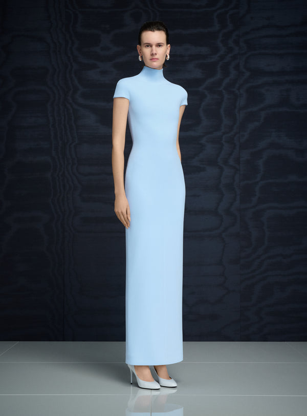 Solace London The Lang Maxi Dress In Ice Blue