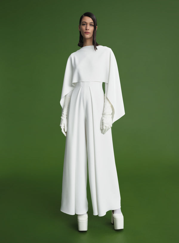 Solace London The Lara Jumpsuit In Cream