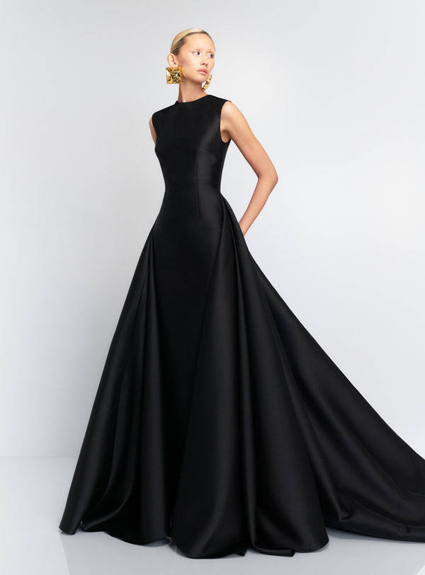 Solace London The Larsen Maxi Dress In Black