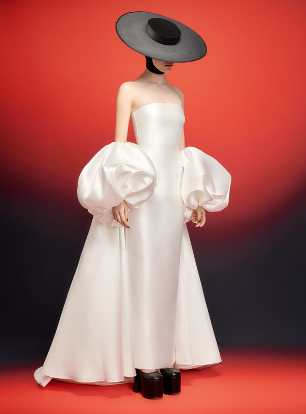 solace london The Lea Maxi Dress in Cream