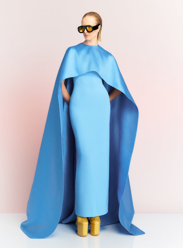 solace london The Leni Maxi Dress in Bluebell