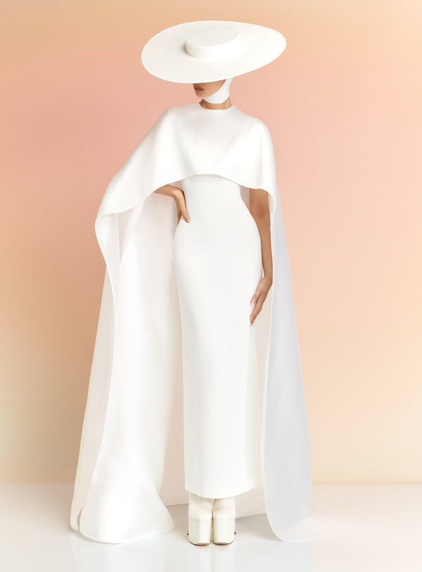 solace london The Leni Maxi Dress in Cream