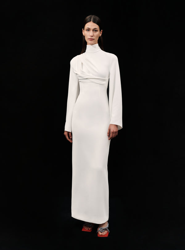 solace london The Lia Maxi Dress in Cream