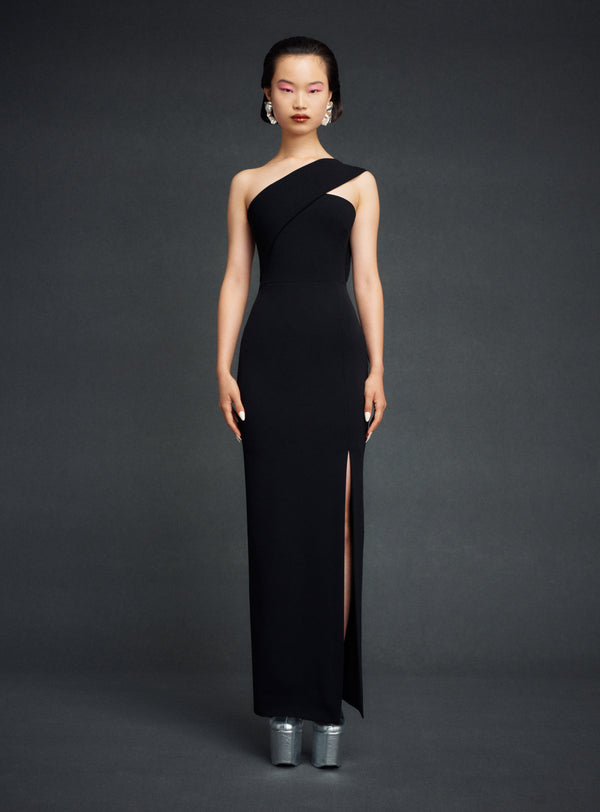 Solace London The Lois Maxi Dress In Black